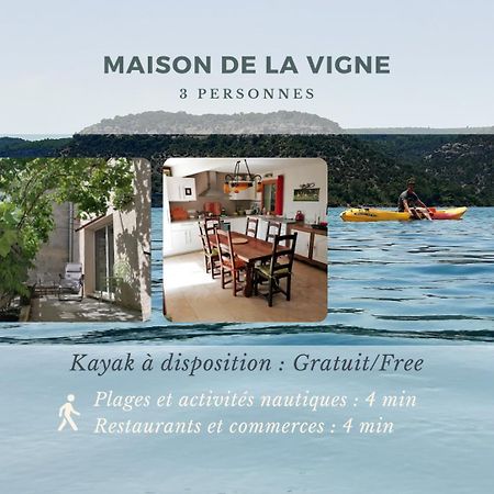 La Maison De La Vigne Bauduen Exterior photo