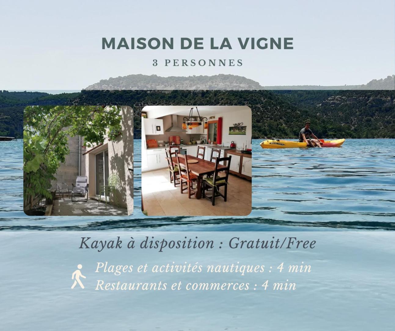 La Maison De La Vigne Bauduen Exterior photo